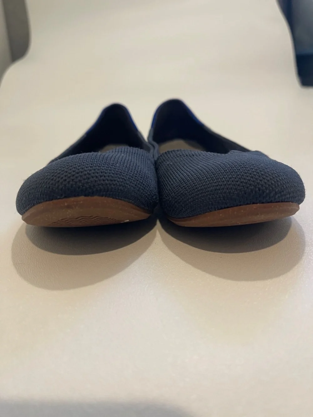 Rothy’s Women's The Flat Navy Knit Ballet Flats